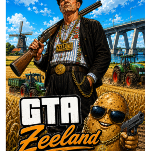 GTA Zeeland – Boer'n Leven Editie | Premium Art Poster (30 x 40 cm)