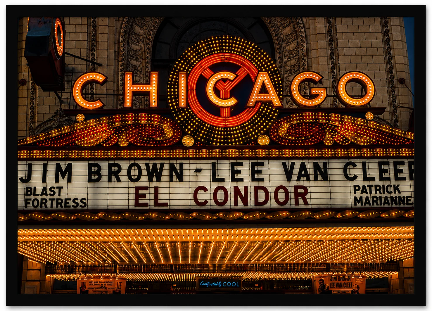 Chicago Theatre – Premium Canvas - Afbeelding 2