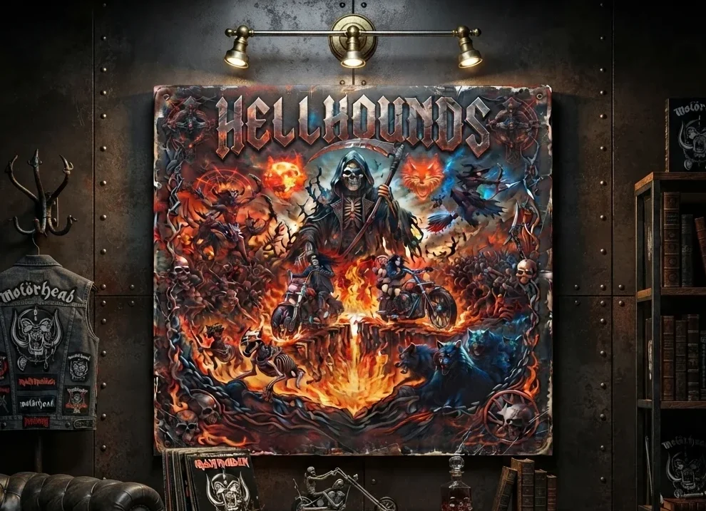 Hellhounds: Ride Hard - Canvas
