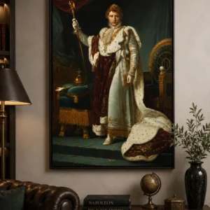 Portret van Keizer Napoleon I – Historische Kunstposter | 40 × 60 cm & 60 × 80 cm