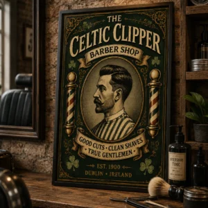 The Celtic Clipper Barber Shop poster