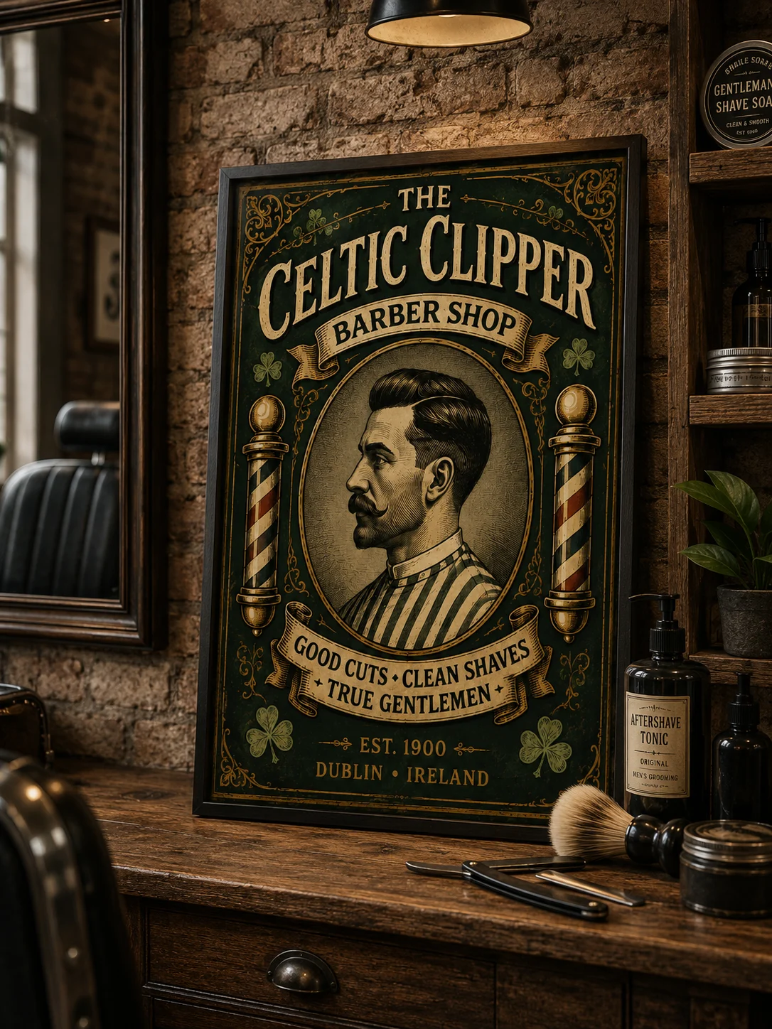 The Celtic Clipper Barber Shop poster