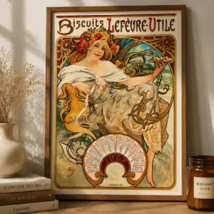Biscuits Lefèvre-Utile 1897 – Art Nouveau Poster