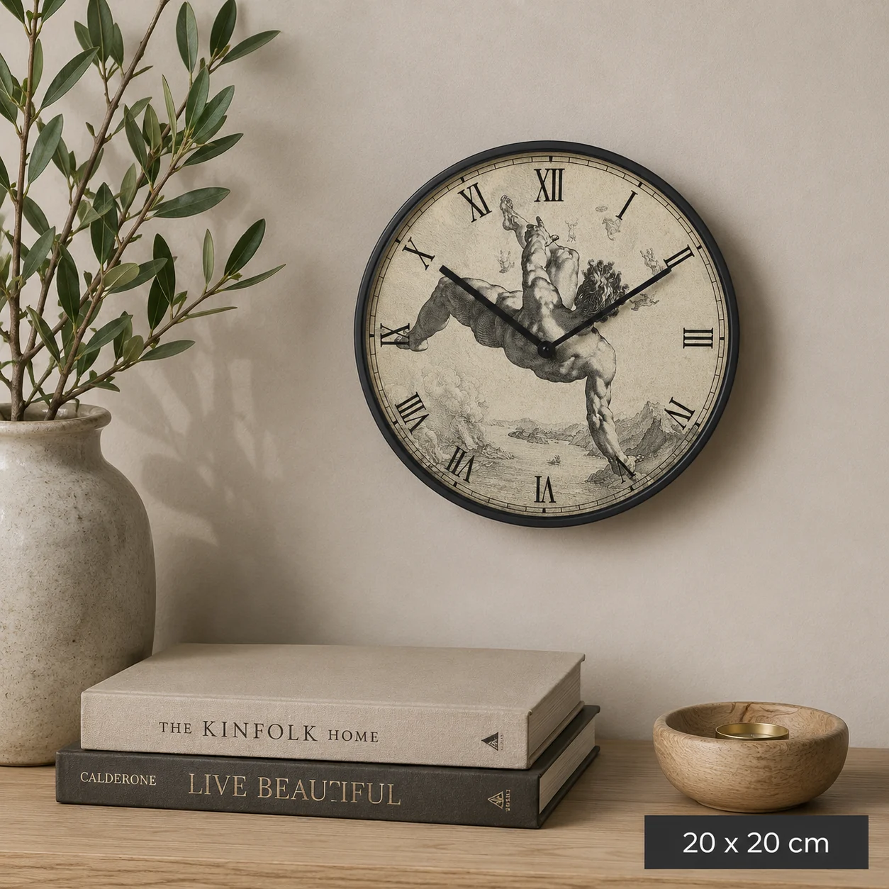 De Val van Phaëton – Klassieke Wandklok 20 cm