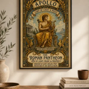 The Roman Pantheon - Apollo - Poster