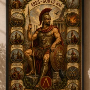 Mount Olympus - Ares - God of War - Poster