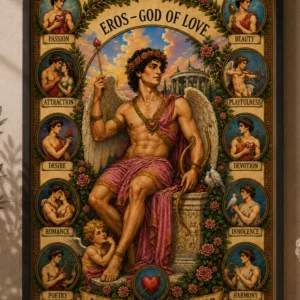 Mount Olympus - Eros - God of Love - Poster