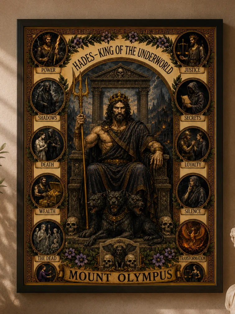Mount Olympus - Hades - King of the Underworld - Poster