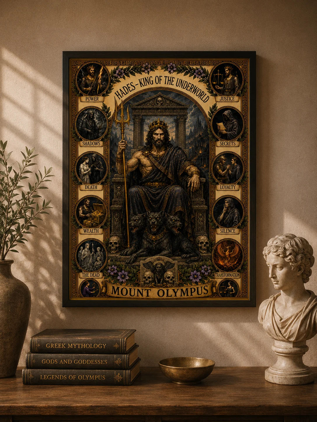 Mount Olympus - Hades - King of the Underworld - Poster - Afbeelding 3