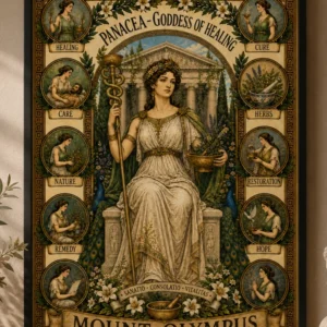 Mount Olympus - Panacea - Goddess of Healing - Poster