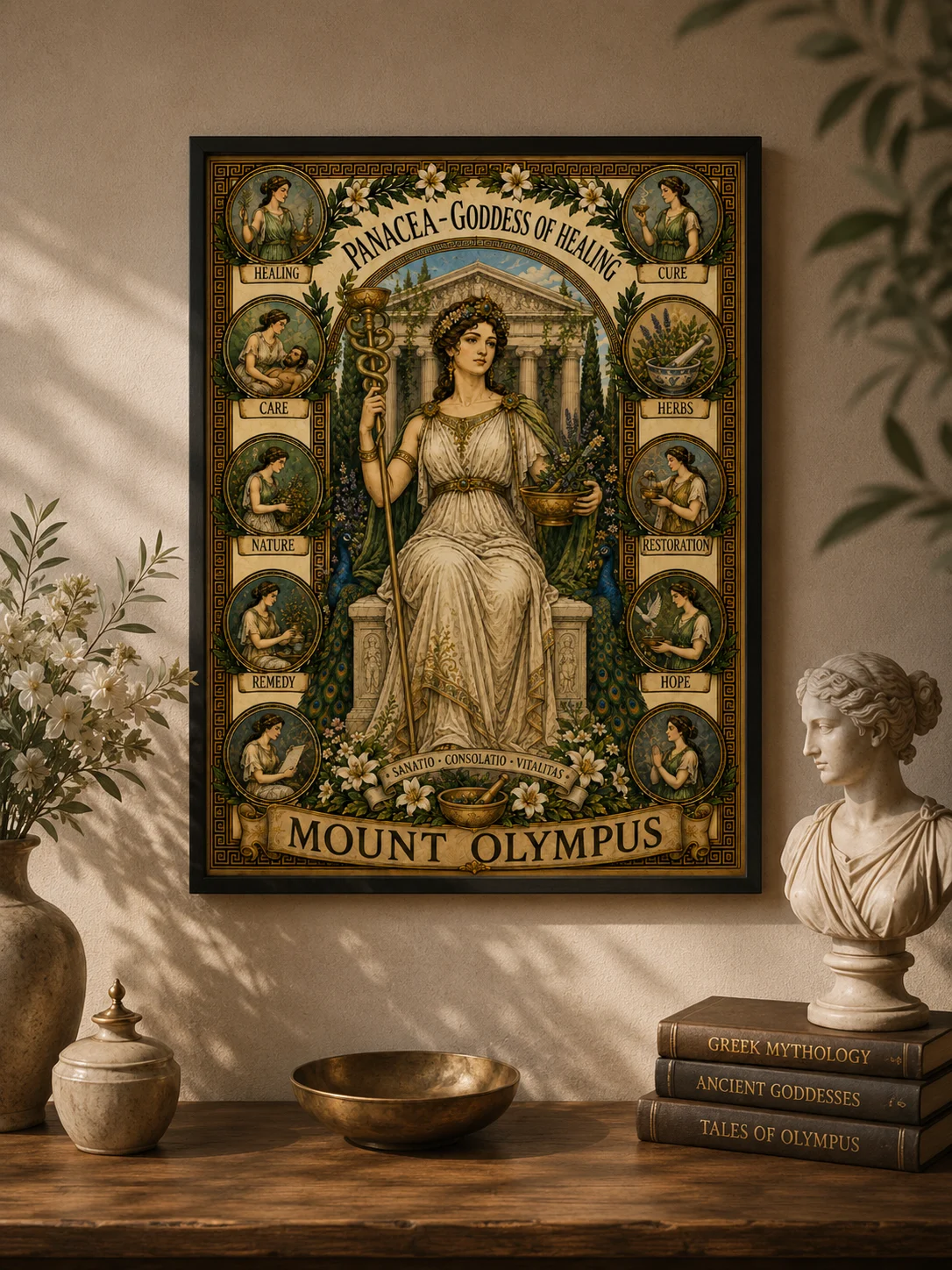 Mount Olympus - Panacea - Goddess of Healing - Poster - Afbeelding 2