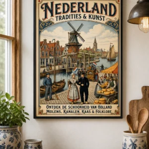 Nederland - Tradities & Kunst - Vintage Poster