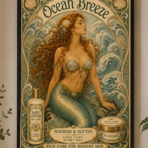 Ocean Breeze – Art Nouveau Poster