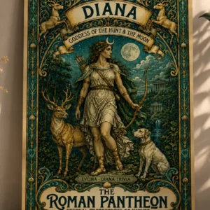 The Roman Pantheon - Diana - Poster