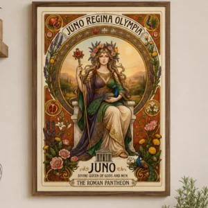 The Roman Pantheon - Juno - Poster