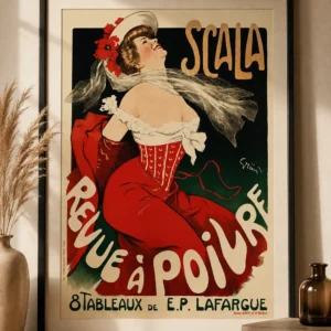 Scala – Revue à Poivre | Vintage Art Nouveau Poster