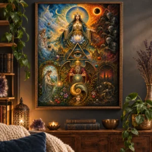 Gnostic Sophia – Demiurge & Archons – Esoterische Kunstposter