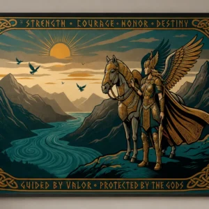 Valkyrie – Watch Over The Fjord - Poster/Canvas